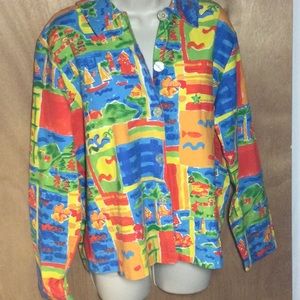 Coldwater Creek shirt/jacket 100% cotton M